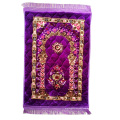 Cashmere Quilt and Flock Jacquard Muslim Prayer Cashmere Rug and Pilgrimage Mat Soogan